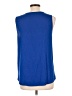 Staccato Blue Sleeveless Blouse Size L - photo 2
