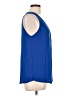 Staccato Blue Sleeveless Blouse Size L - photo 4
