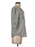 Rose & Thyme 100% Rayon Gray 3/4 Sleeve Button-Down Shirt Size S - photo 4
