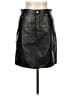Helmut Lang 100% Leather Black Leather Skirt Size 10 - photo 1