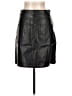 Helmut Lang 100% Leather Black Leather Skirt Size 10 - photo 2