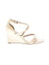Badgley Mischka Ivory Wedges Size 5 1/2 - photo 1