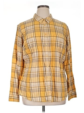 St. John's Bay Long Sleeve Button-Down Shirt (view 1)