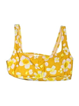 Madewell Plus Madewell Second Wave Balconette Bikini Top in Watercolor Floral