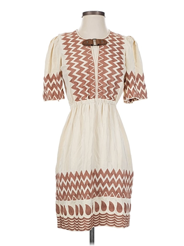Pre-owned Tracy Reese Casual Dress In Ivory