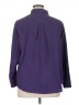 Apt. 9 100% Polyester Houndstooth Purple Long Sleeve Blouse Size 1X - photo 2