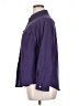 Apt. 9 100% Polyester Houndstooth Purple Long Sleeve Blouse Size 1X - photo 5