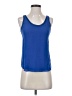Babaton 100% Silk Blue Sleeveless Top Size XXS - photo 1