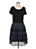 Leifnotes 100% Cotton Black Casual Dress Size L - photo 1