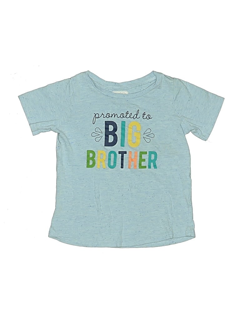 Pre-owned Mud Pie Kids' Short Sleeve T-shirt In Blue