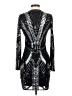 Express 100% Polyester Metallic Silver Cocktail Dress Size S - photo 2