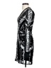 Express 100% Polyester Metallic Silver Cocktail Dress Size S - photo 5