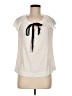 Ann Taylor LOFT Ivory Short Sleeve Blouse Size XS (petite) - photo 1