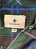 Tuckernuck 100% Polyester Plaid Green 3/4 Sleeve Blouse Size 3X - photo 7