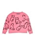 Truly Me 100% Polyester Print Pink Pullover Sweater Size 6 - photo 1