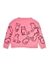 Truly Me 100% Polyester Print Pink Pullover Sweater Size 6 - photo 2