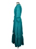 Chico's 100% Polyester Teal Casual Dress Size Med Petite (1) - photo 5