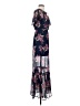 Express 100% Polyester Floral Blue Cocktail Dress Size XS - photo 4