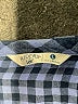 Riders by Lee Checkered-gingham Blue 3/4 Sleeve Button-Down Shirt Size L - photo 7