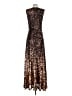 DKNY Metallic Brown Cocktail Dress Size 4 - photo 2