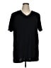 Apostrophe Black Short Sleeve Top Size 1X - photo 1