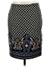 J. McLaughlin Print Blue Casual Skirt Size 4 - photo 1