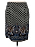 J. McLaughlin Print Blue Casual Skirt Size 4 - photo 2