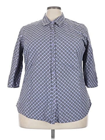 Venezia Jeans Clothing Co. 3/4 Sleeve Button-Down Shirt (view 1)