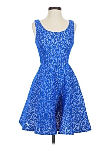 Aqua Cocktail Dress (view 1)