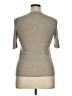 Theory Gray Short Sleeve Top Size XL - photo 2
