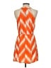Parker Chevron-herringbone Orange Casual Dress Size XS - photo 2