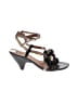 Bacio 61 Tropical Black Brown Sandals Size 7 - photo 1