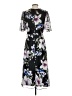 Calvin Klein 100% Polyester Floral Black Casual Dress Size 4 - photo 2