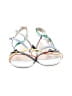 Ann Taylor Color Block White Sandals Size 8 1/2 - photo 2