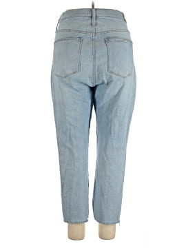 Madewell The High-Rise Slim Boyjean in Fitzgerald Wash: Button-Front Edition (view 2)