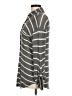 Splendid Stripes Gray Long Sleeve Button-Down Shirt Size M - photo 5