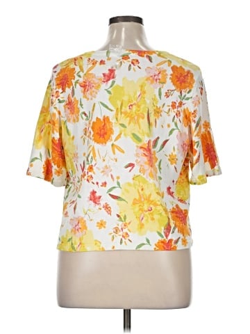 Isaac Mizrahi LIVE! Short Sleeve Blouse (view 2)