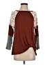 emerald Burgundy 3/4 Sleeve Top Size S - photo 1