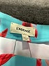 L'Agence Print Teal Blue Casual Skirt Size XL (4) - photo 4