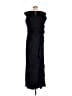 BCBGMAXAZRIA 100% Polyester Solid Black Casual Dress Size M - photo 2