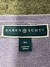 Karen Scott 100% Cotton Purple Pullover Sweater Size XL - photo 7