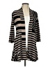Joseph Ribkoff Stripes Color Block Tan Black Cardigan Size 4 - photo 1