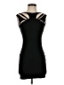 TOBI Solid Black Cocktail Dress Size S - photo 1