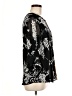Calvin Klein 100% Polyester Black 3/4 Sleeve Blouse Size M - photo 4