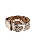 Talbots Silver Tan Leather Belt Size XS - photo 1