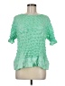 Unbranded Green Short Sleeve Blouse Size M - photo 1
