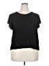 Bobeau Black Short Sleeve Top Size XXL - photo 1