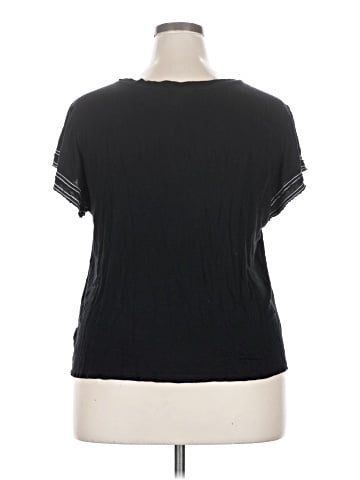 Bobeau Short Sleeve Top (view 2)