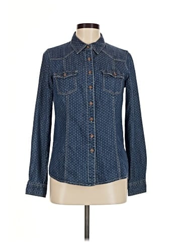 DressBarn Denim Skirt (view 1)