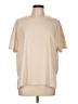 Sunny Studio Solid Tan Short Sleeve T-Shirt Size L - photo 1